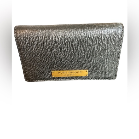 KURT GEIGER Black Richmond Crossbody Leather Bag  NWT - Picture 6 of 7